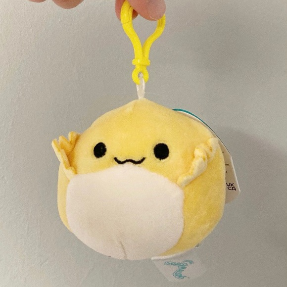 Squishmallows Other - Squishmallow Bertwin the Bearded Dragon Squish Clip NWT